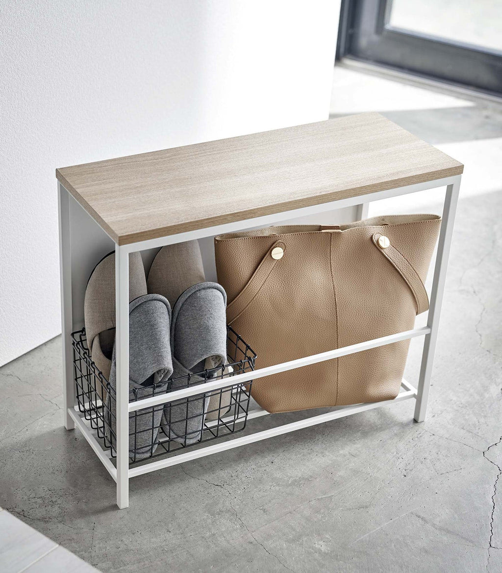 Entry Storage Organizer & Bench by Yamazaki Home