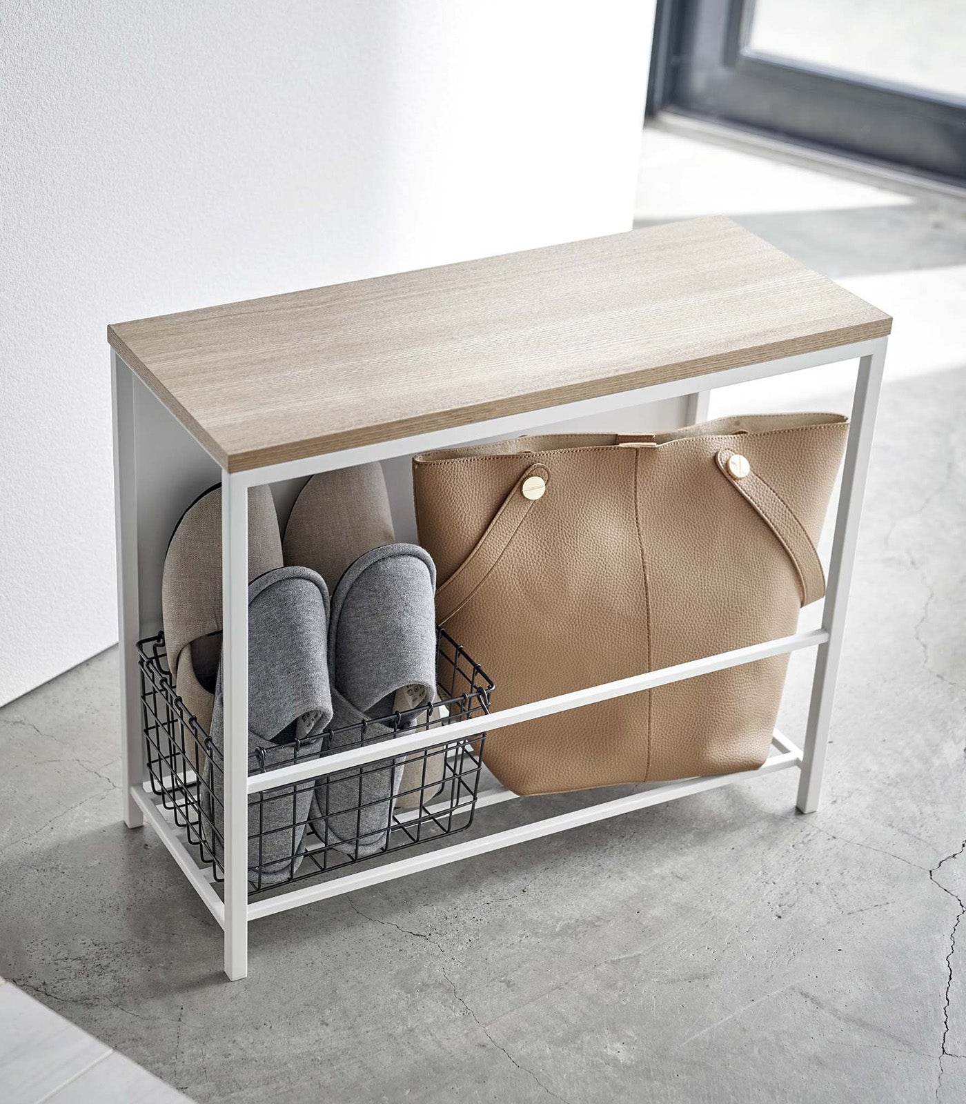 Entry Storage Organizer & Bench by Yamazaki Home