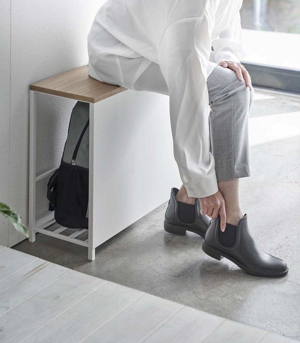 Entry Storage Organizer & Bench by Yamazaki Home