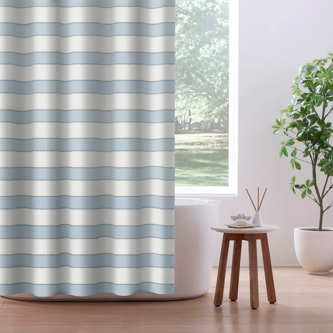 Clean Design Home® 100% Cotton Shower Curtain
