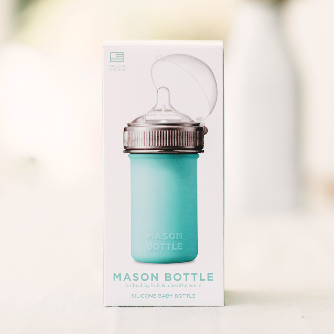 Silicone Baby Bottle by Mason Bottle