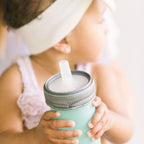 Silicone Straw Tops by Mason Bottle, set of 2