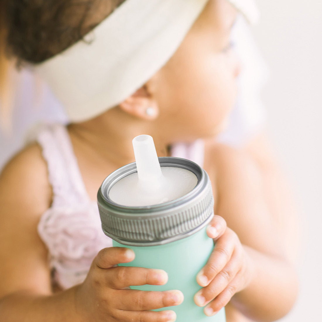 Silicone Straw Tops by Mason Bottle, set of 2