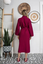 Waffle Spa Robe by Lotus Linen– Lightweight, Quick-Dry Spa Comfort