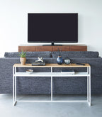 Slim Steel Console Table by Yamazaki Home