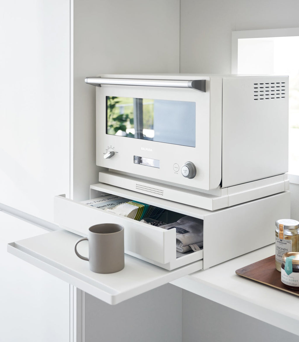 Countertop Caddy with Drawer and Shelf by Yamazaki Home