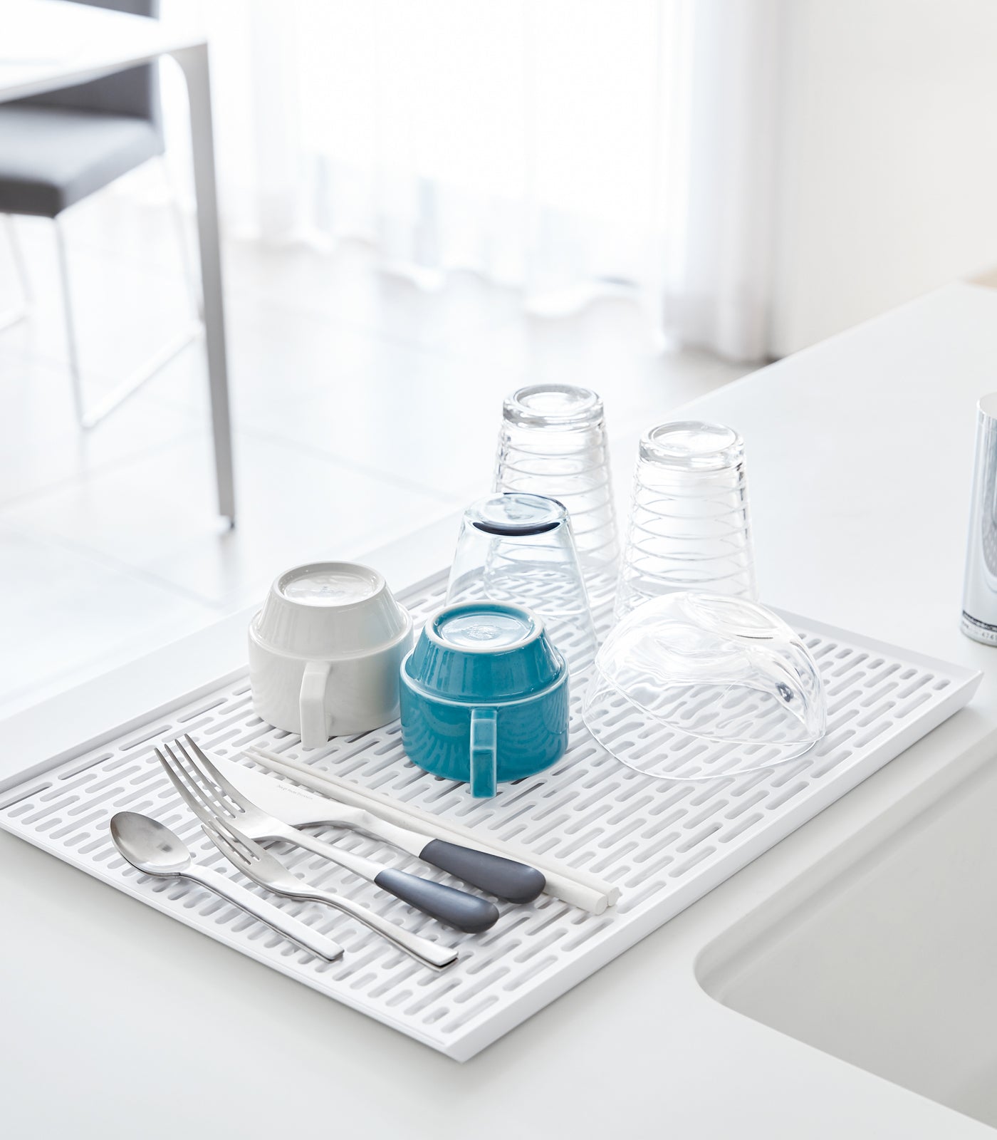 Slim Dish Drainer Tray