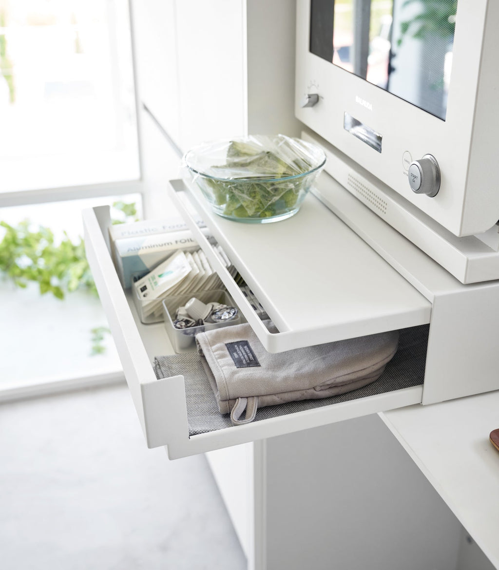 Countertop Caddy with Drawer and Shelf by Yamazaki Home