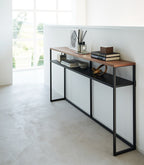 Slim Steel Console Table by Yamazaki Home