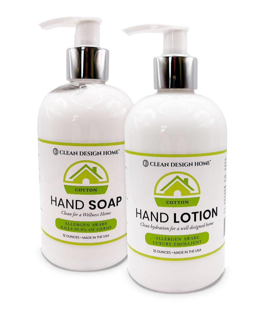 Clean Design Home® bundle, soap + lotion