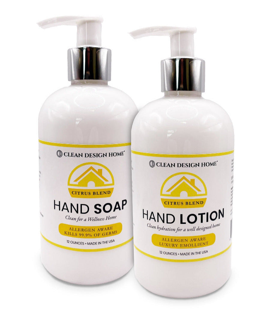 Clean Design Home® bundle, soap + lotion