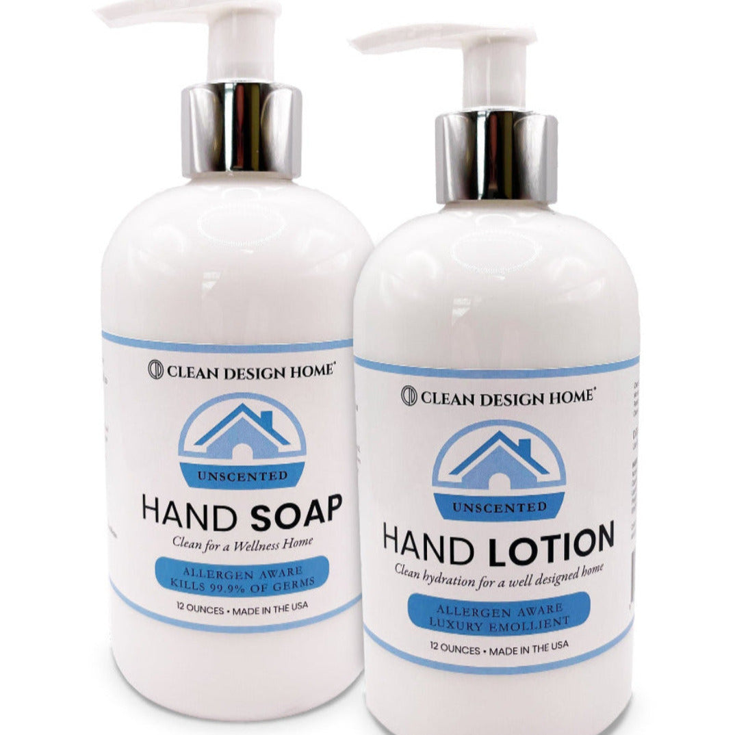 Clean Design Home® bundle, soap + lotion